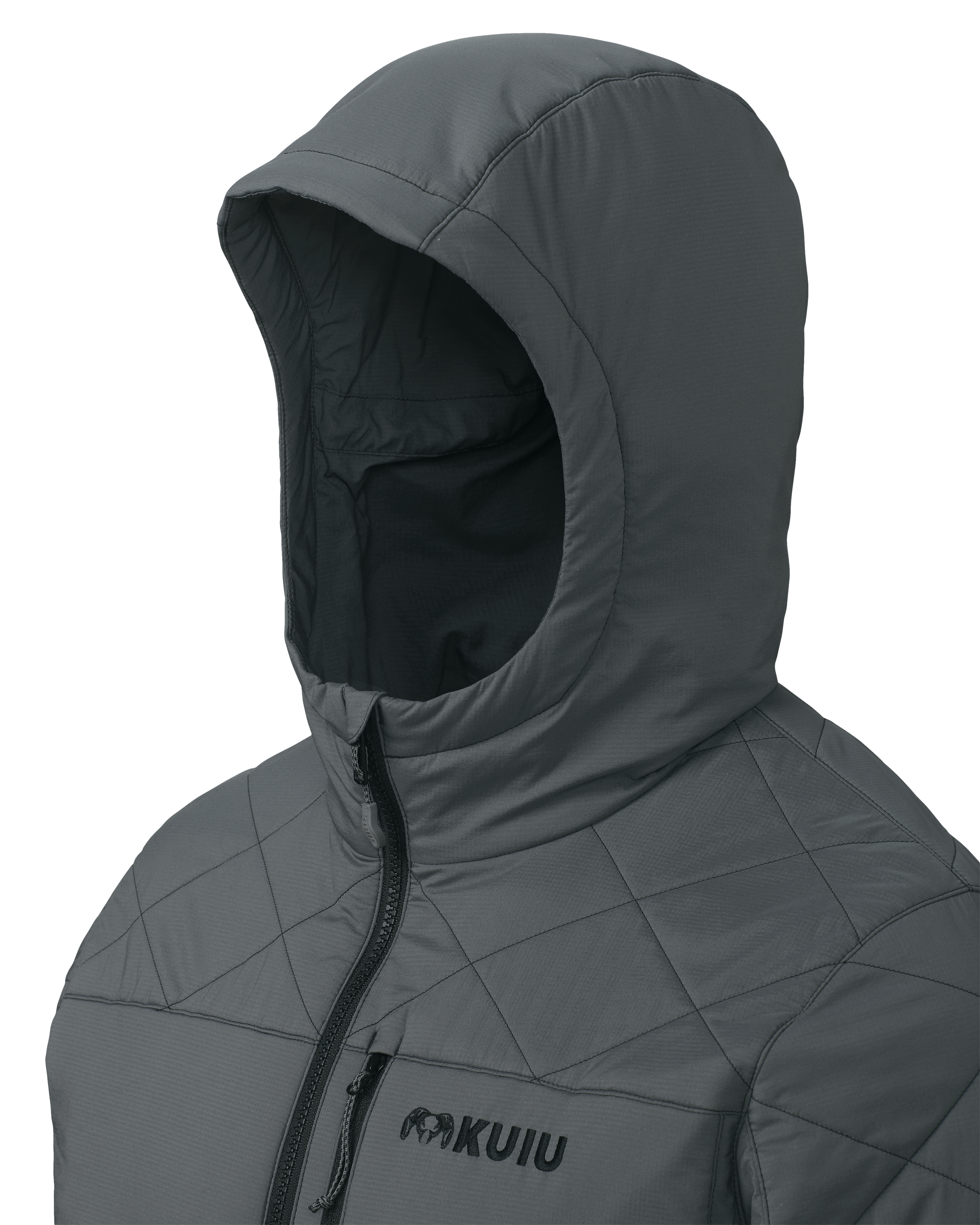 Outlet Granby Hooded Jacket | Gunmetal - Image 3