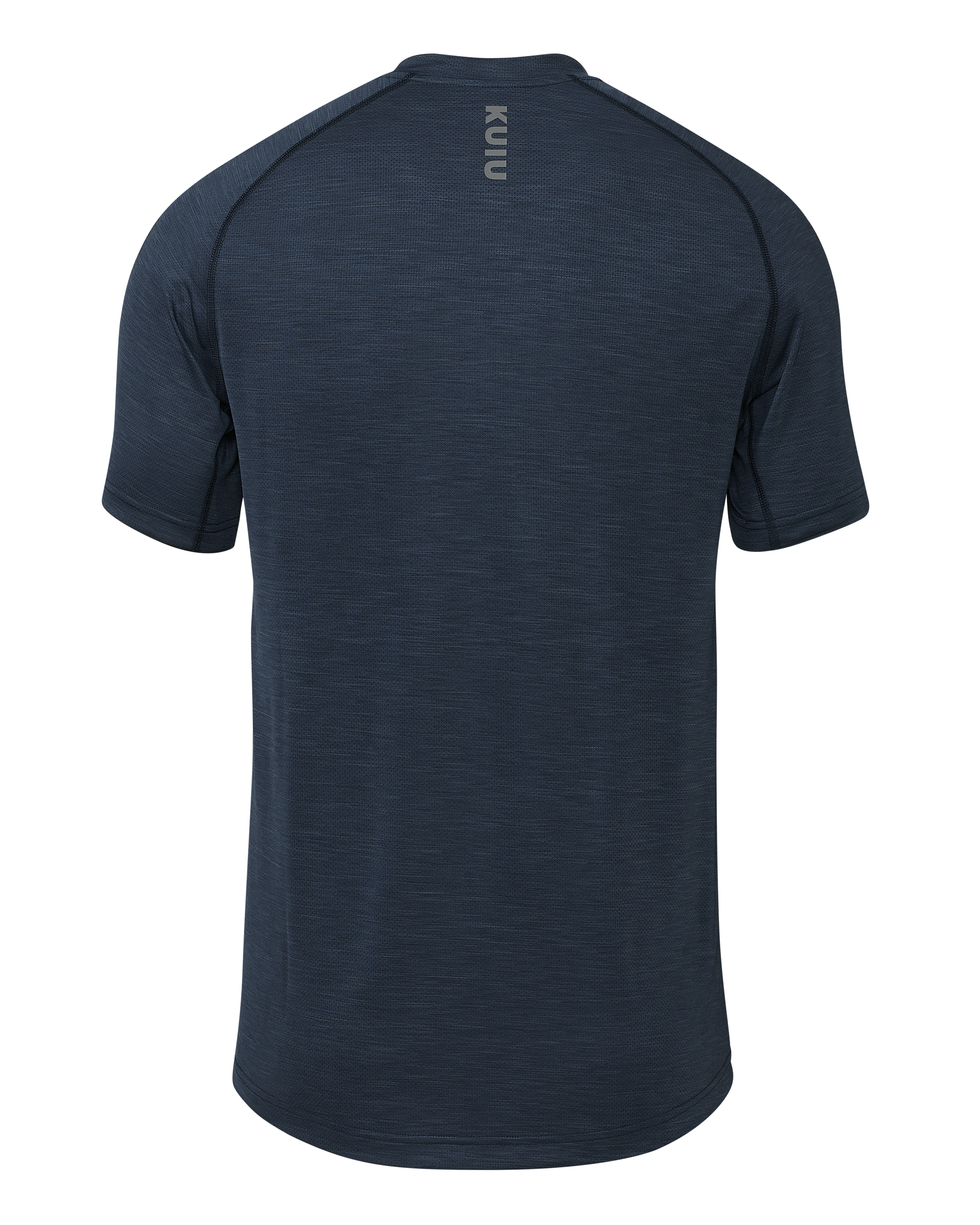 Alternative view of EnduroMesh SS Crew | Midnight Blue Heather