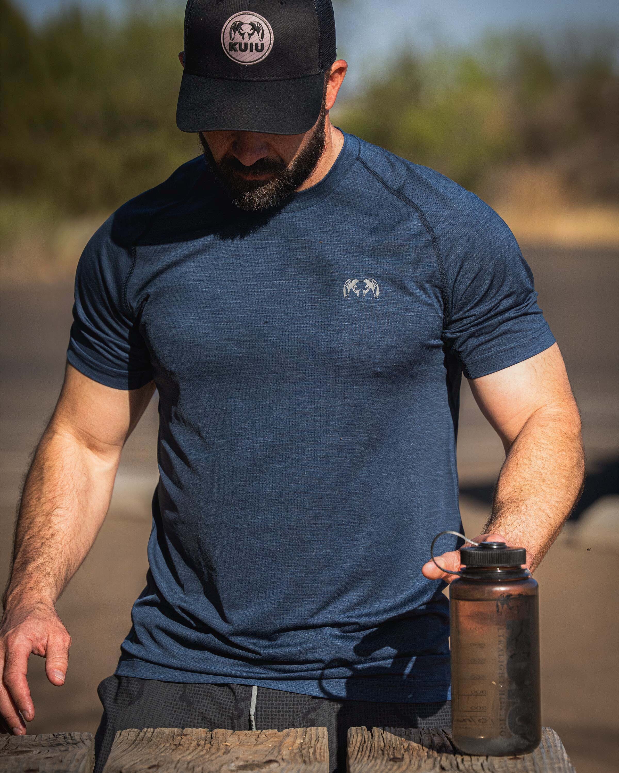 EnduroMesh SS Crew | Midnight Blue Heather - Image 6