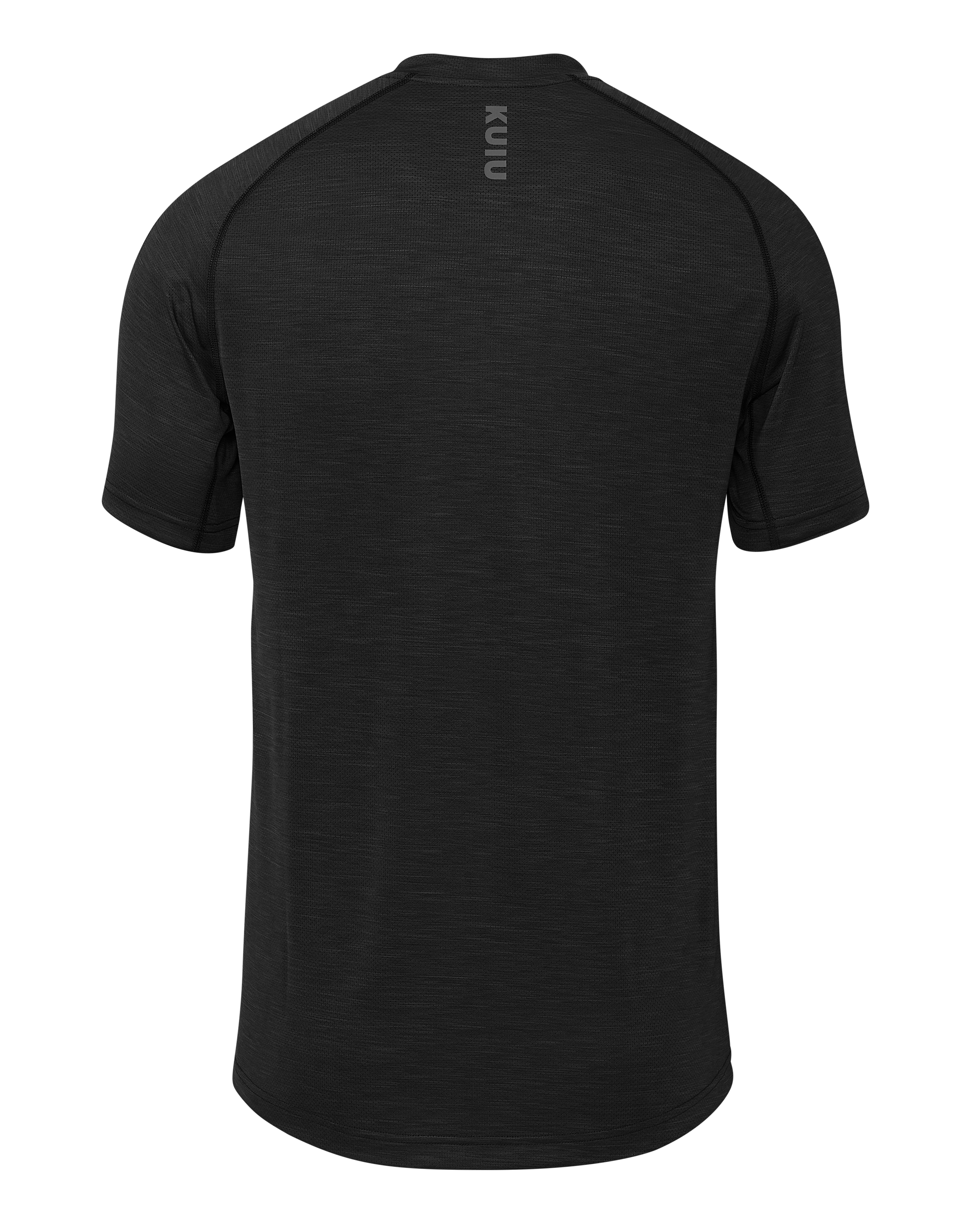 Alternative view of EnduroMesh SS Crew | Black Heather