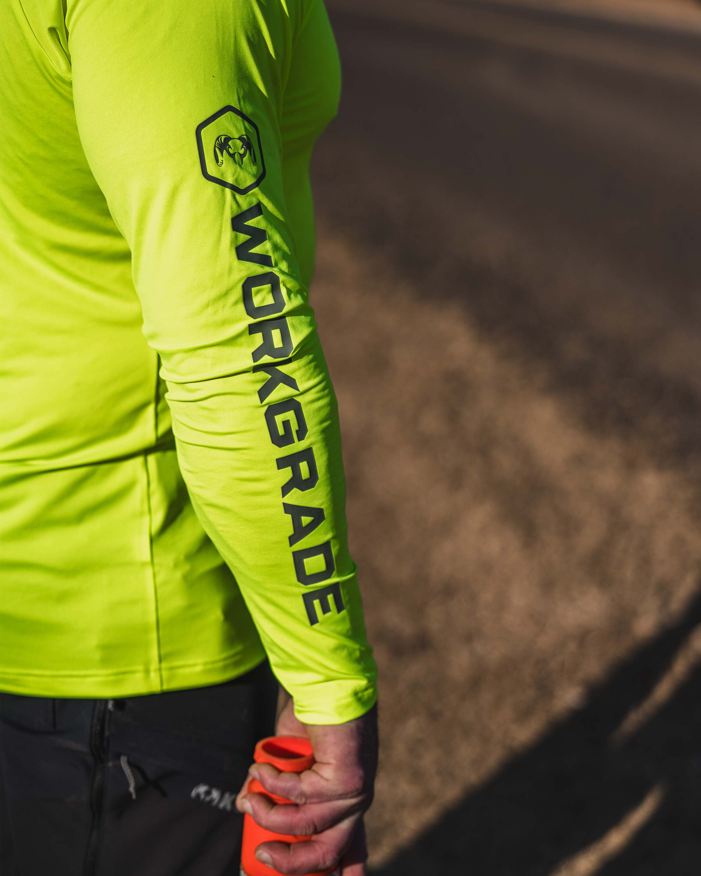 Workgrade Sun Hoodie | Blaze Orange - Image 6