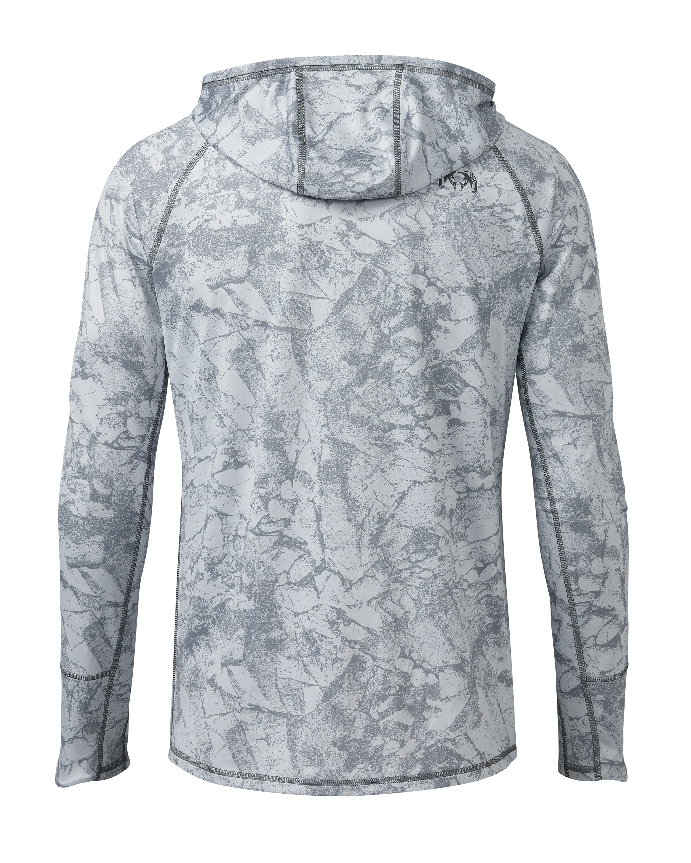 Alternative view of Gila LS Hoodie Gritstone | Lunar Gritstone