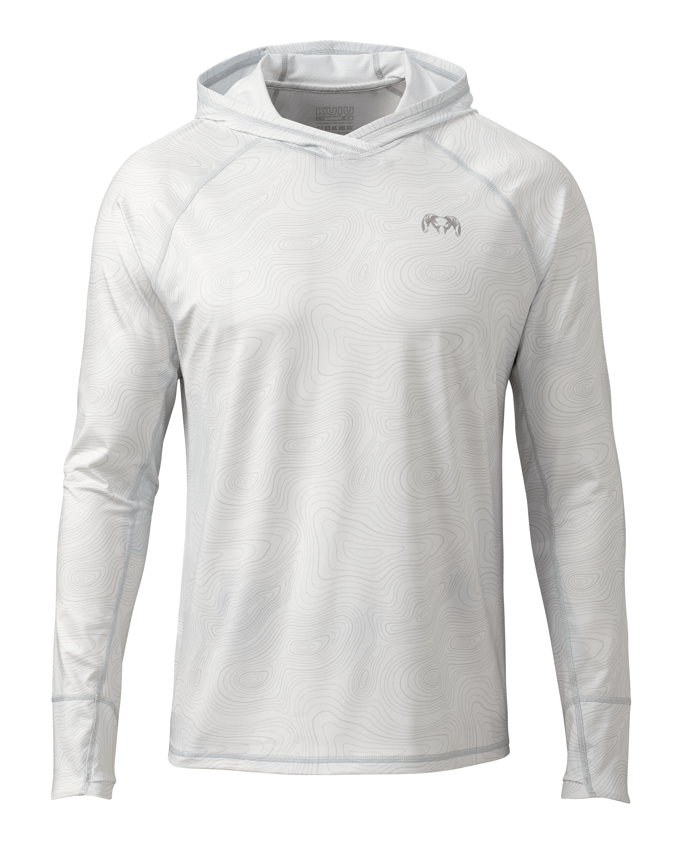 Gila LS Hoodie Topo | Skyline Topo Print