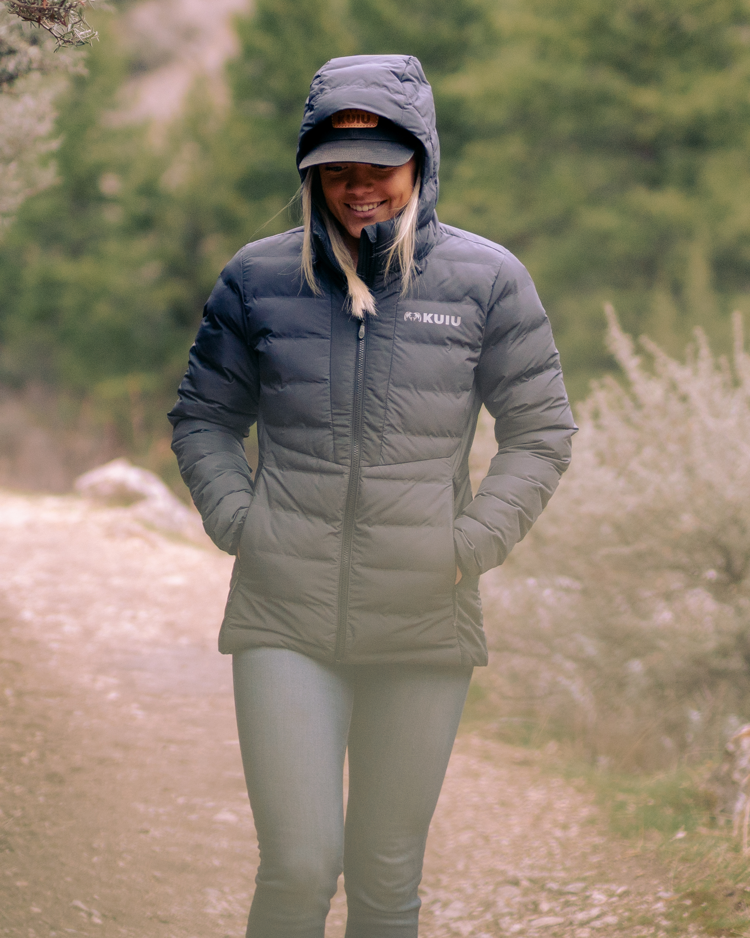 Women's Elements Hooded Jacket | Gunmetal - Image 4